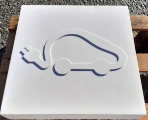 DAlle de marquage Alkern en béton