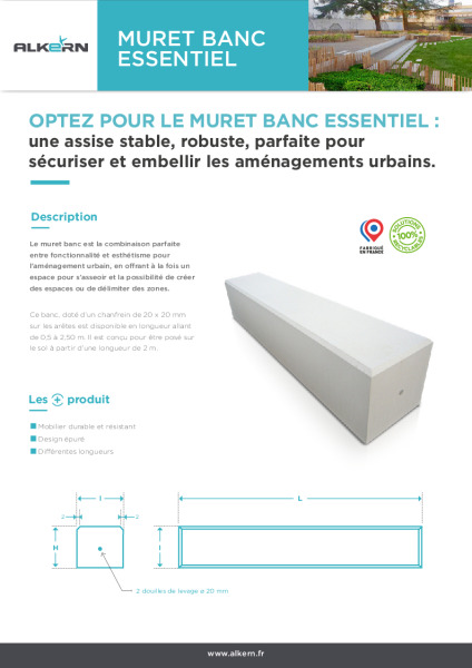 Fiche Muret Blanc essentiel